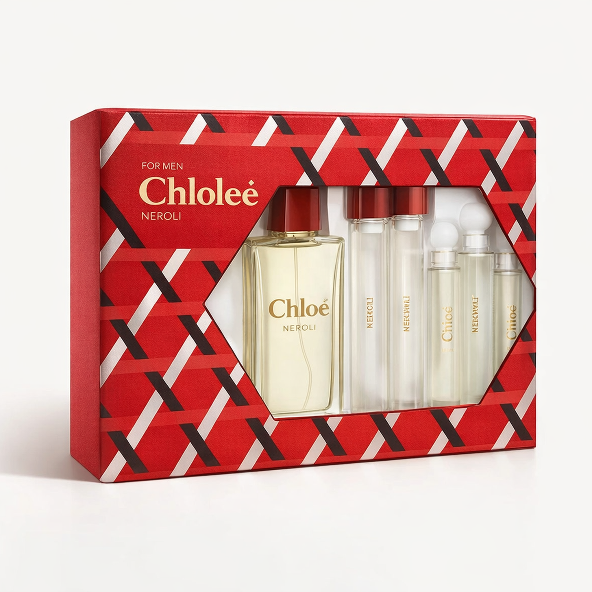 Chloe Atelier Des Fleurs EDP Discovery Gift Set 10 red patterned Chloe set box gift set gallery image