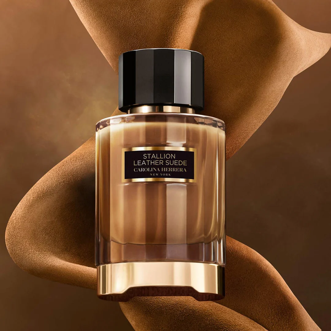Carolina Herrera Stallion Leather Suede EDP for Men fragrance details image