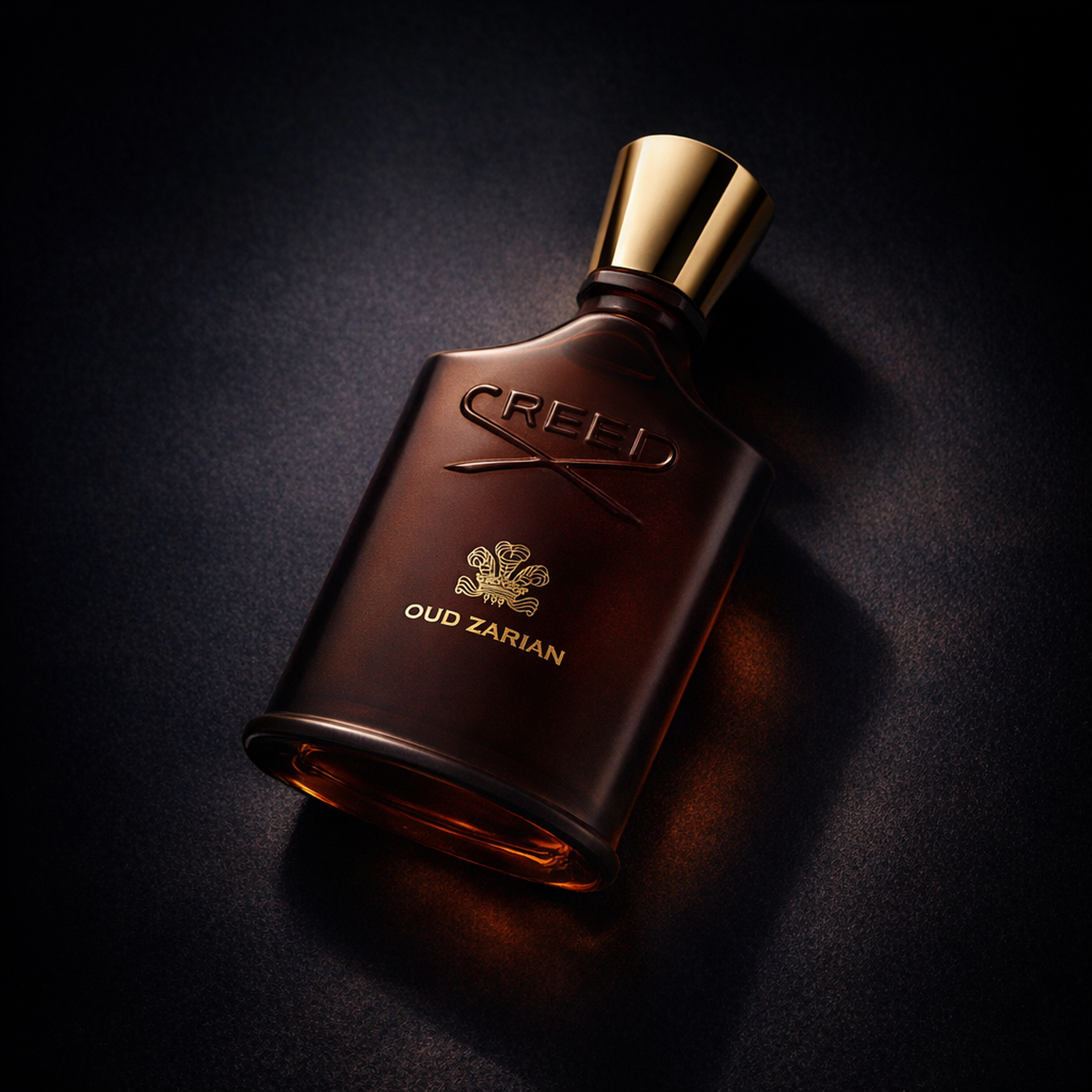 Creed Oud Zarian EDP angled still-life gallery showcase