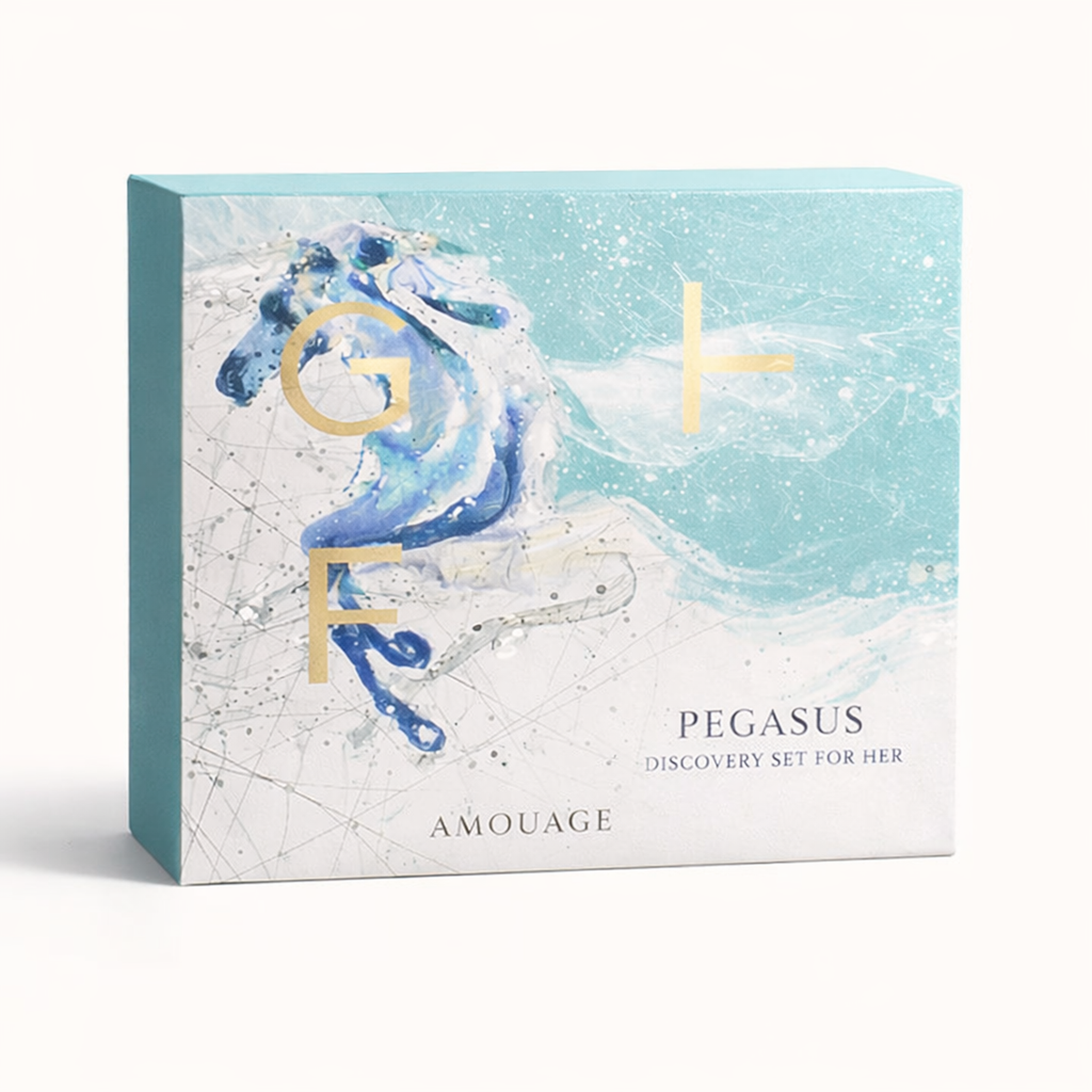 Amouage Pegasus Discovery Set for Her gift set packaging gift set gallery image