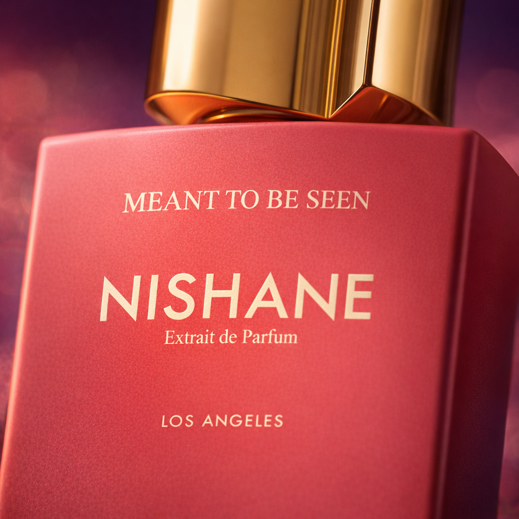 Nishane Meant To Be Seen Extrait de Parfum macro label detail gallery showcase