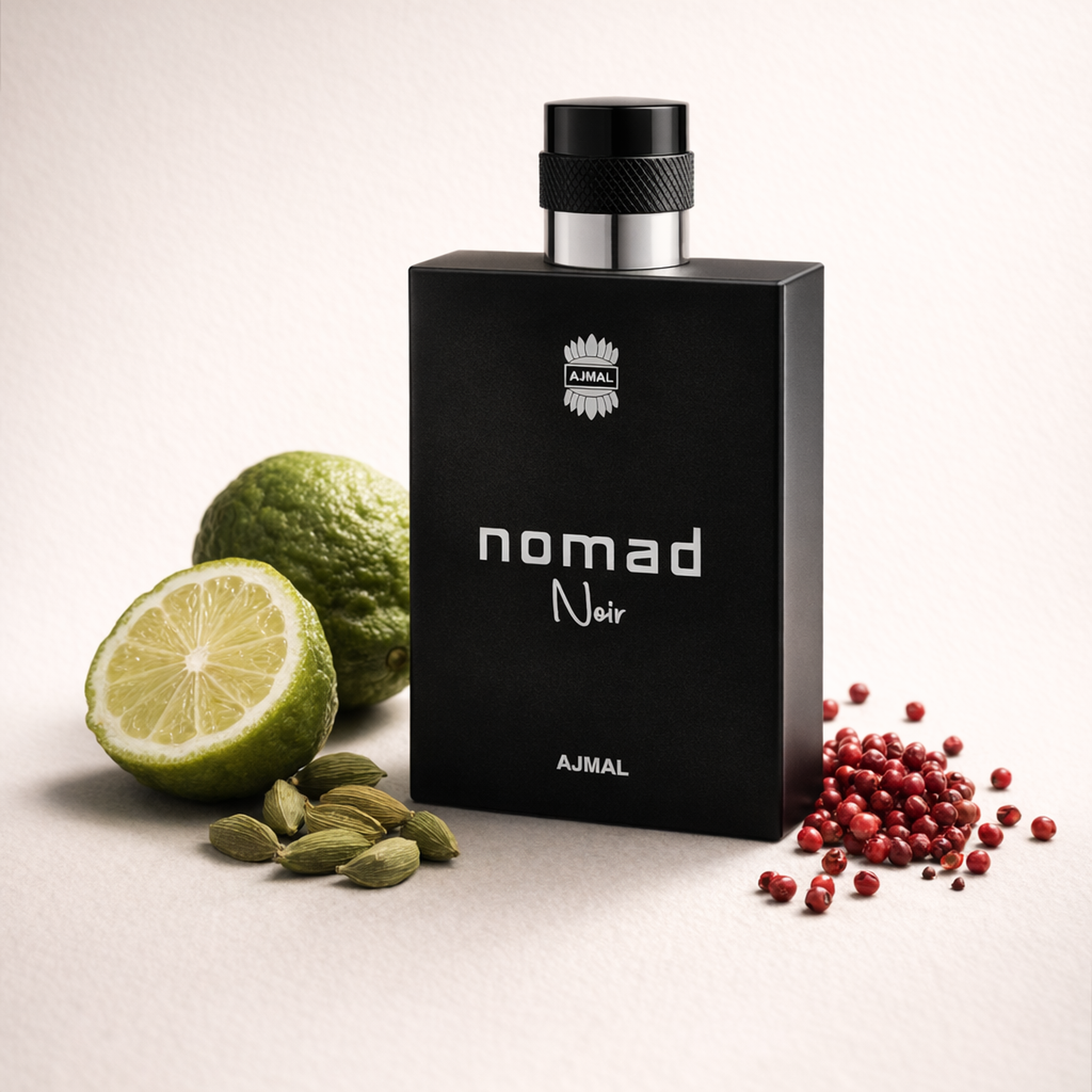 Ajmal Nomad Noir EDP fragrance notes image