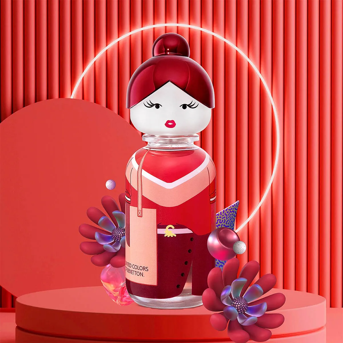 Benetton Sisterland Red Rose EDT For Women fragrance details image