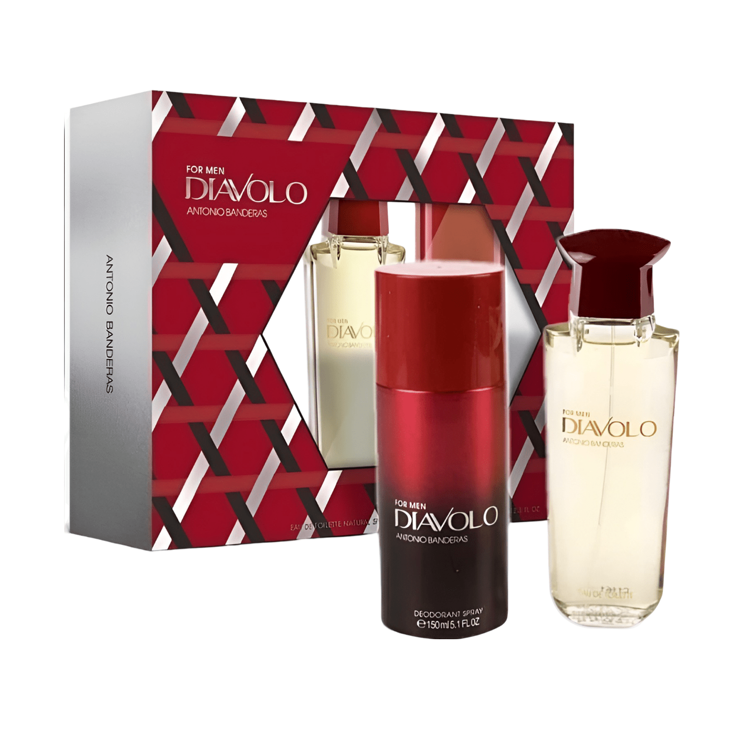 Shop Antonio Banderas Diavolo EDT Deodorant Spray Set for Men in