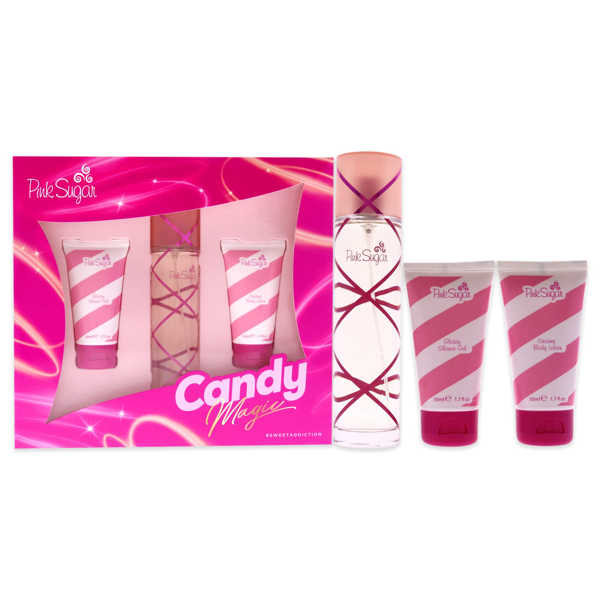 Aquolina Pink Sugar Candy Magic EDT Set for Women | My Perfume Shop
