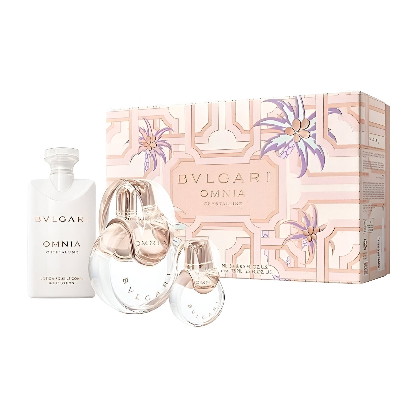 Bvlgari Omnia Crystalline EDT Body Lotion Set for Women | My Perfume Shop