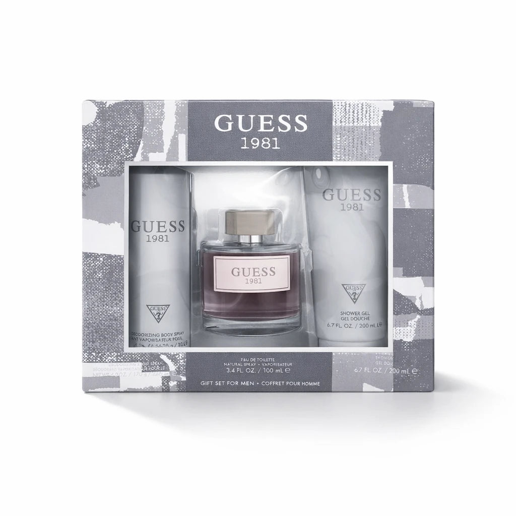 GUESS 1981 For Men EDT & Body Care Gift Set OpenAI studio hero