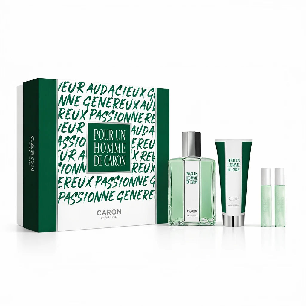 Caron EDT Hair & Body Wash Set for Men OpenAI studio hero
