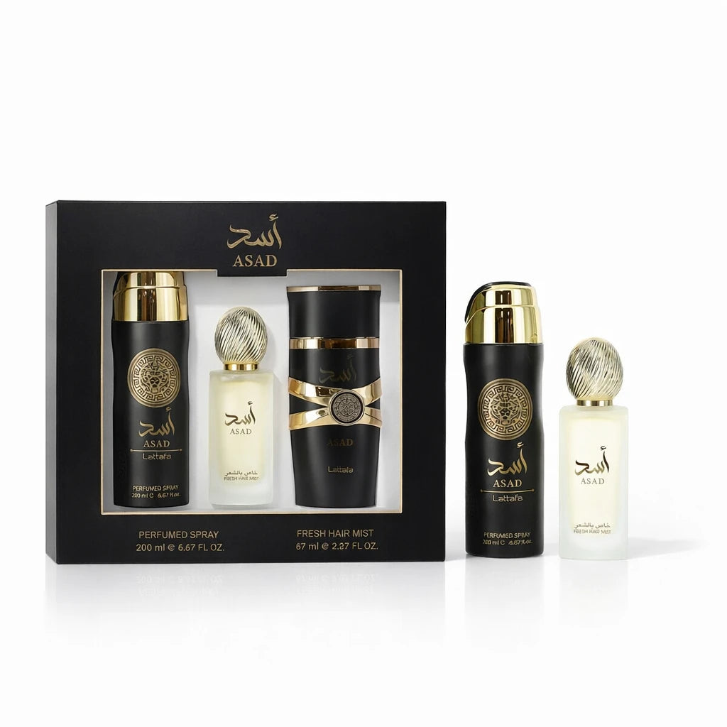 Lattafa Asad EDP Gift Set standardized gift set hero image
