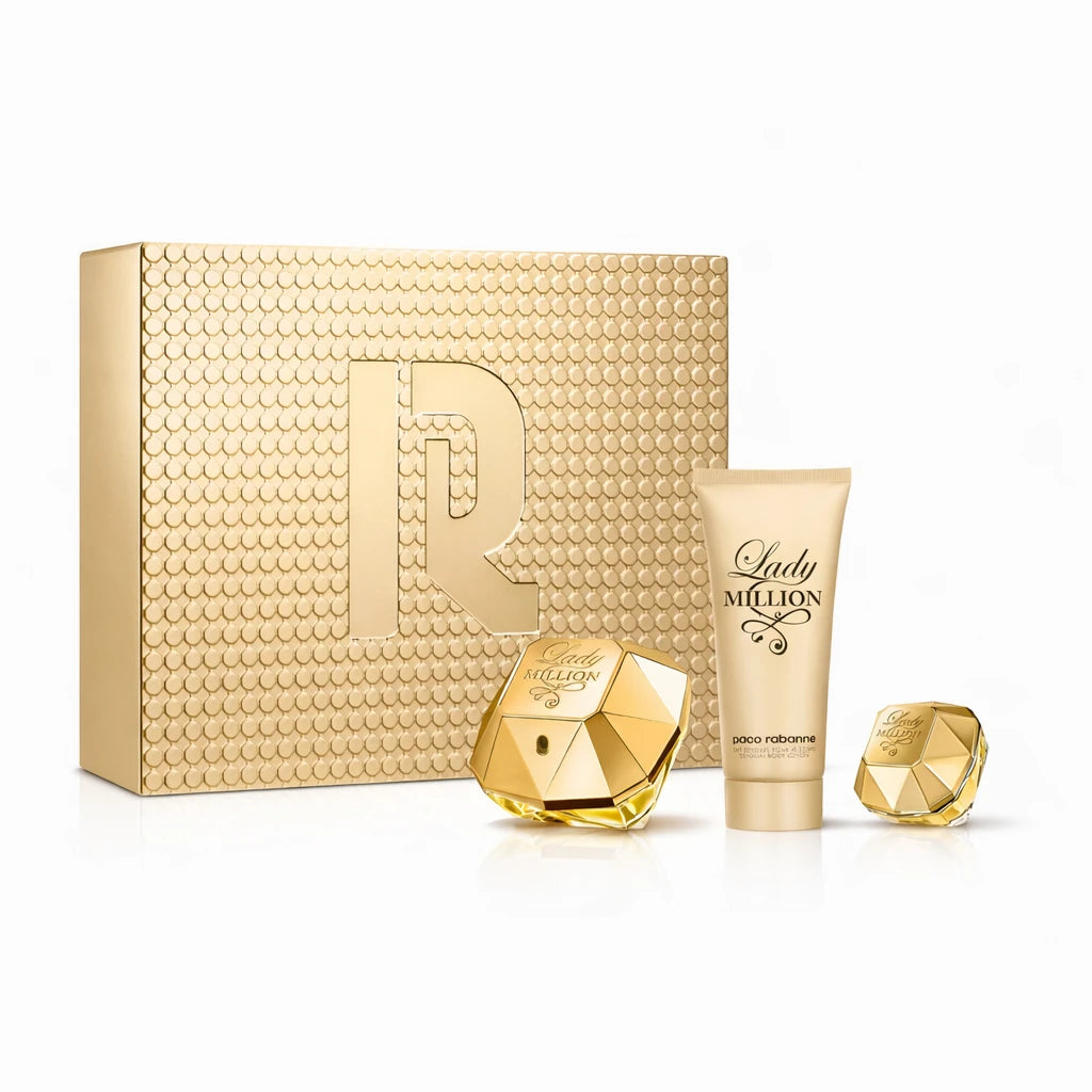 Lady Million パコラバンヌ香水80ml＋ボディ100mlギフトセット Paco Rabanne Lady Million EDP Gift Set | My Perfume Shop Bahrain