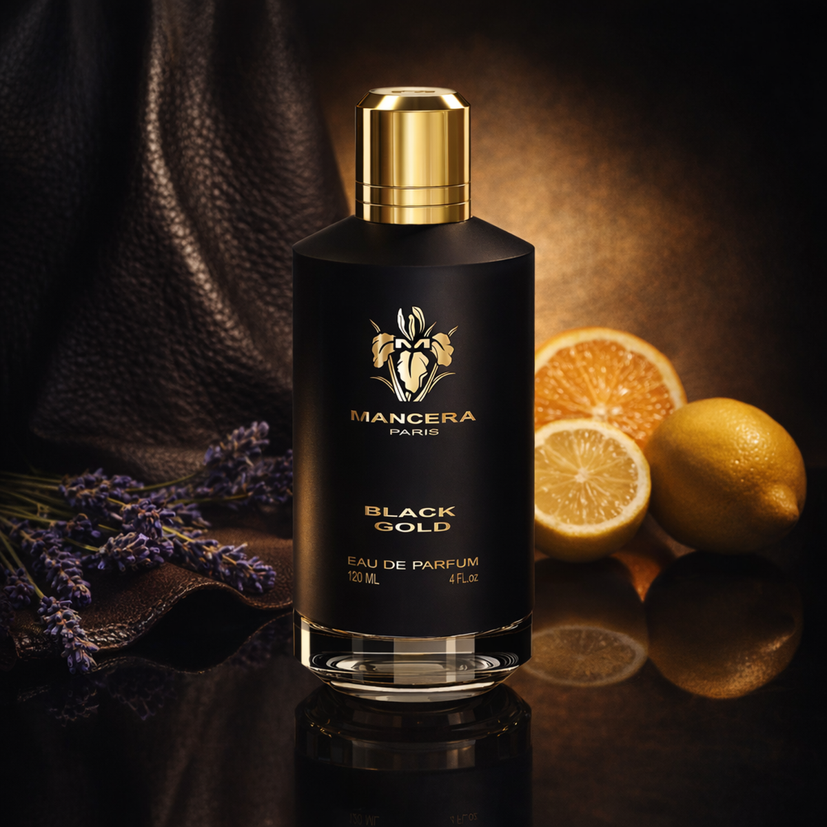Mancera Black Gold EDP for Men luxury top notes image