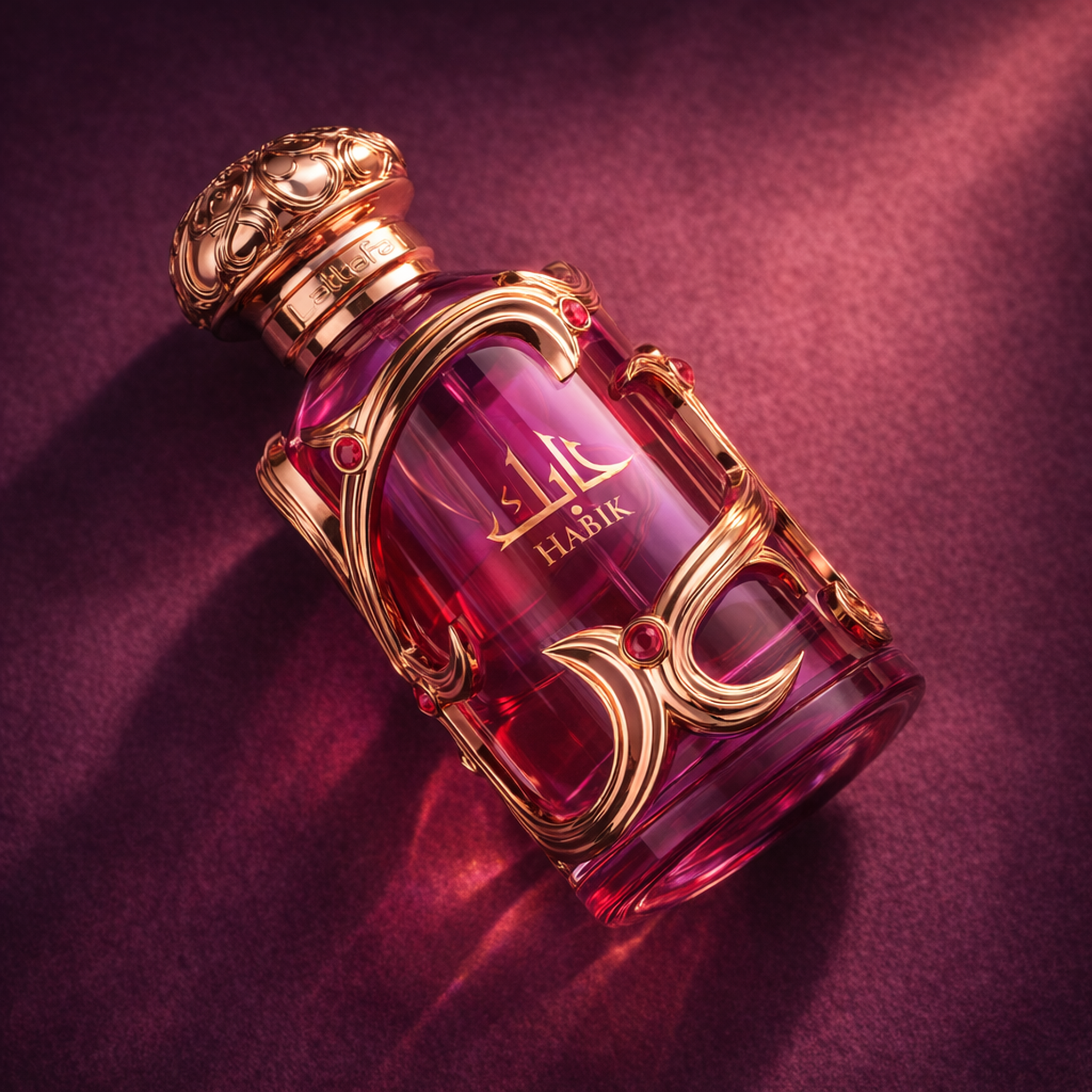 Lattafa Habik EDP For Women angled still-life gallery showcase