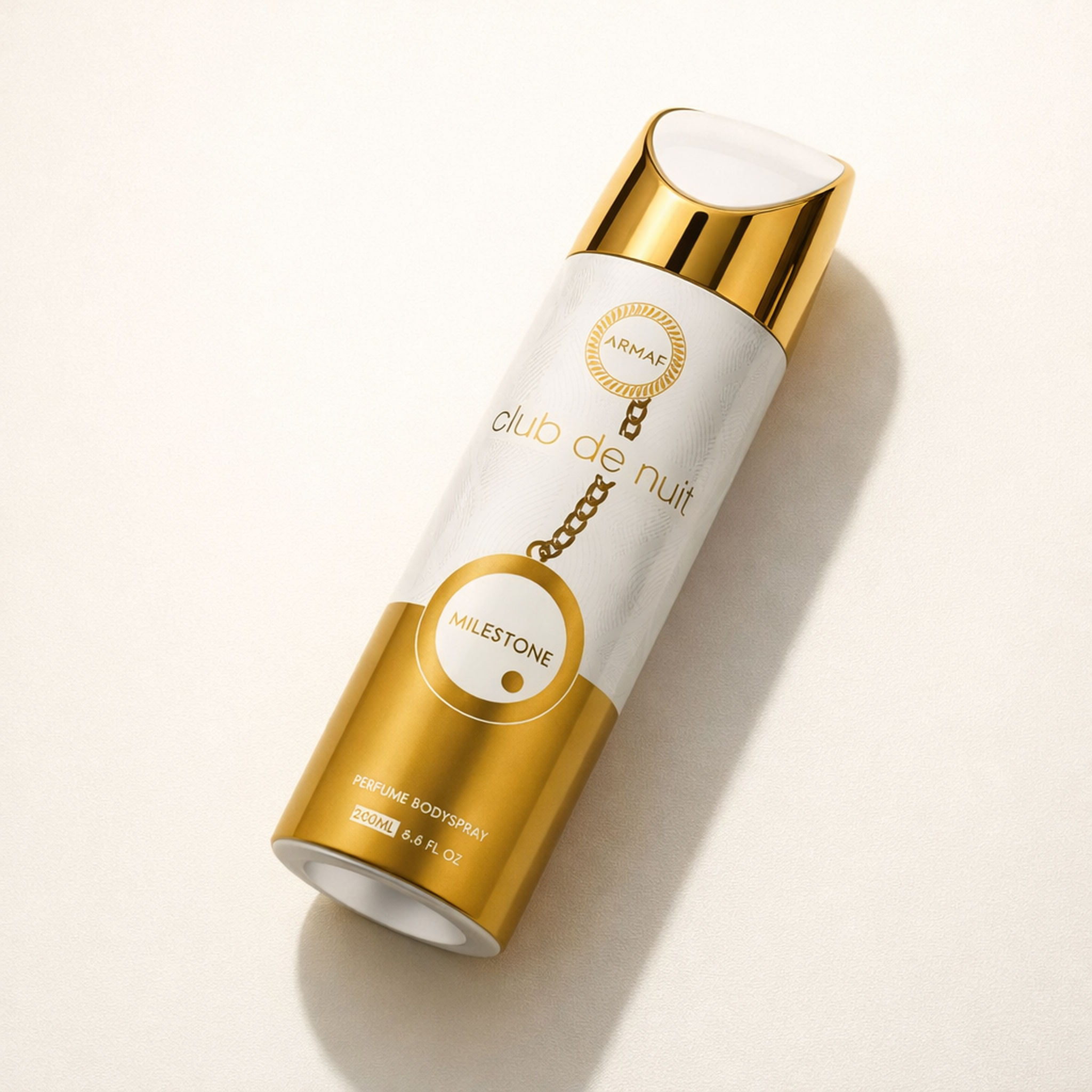 Armaf Club De Nuit Milestone Body Spray angled still-life gallery showcase