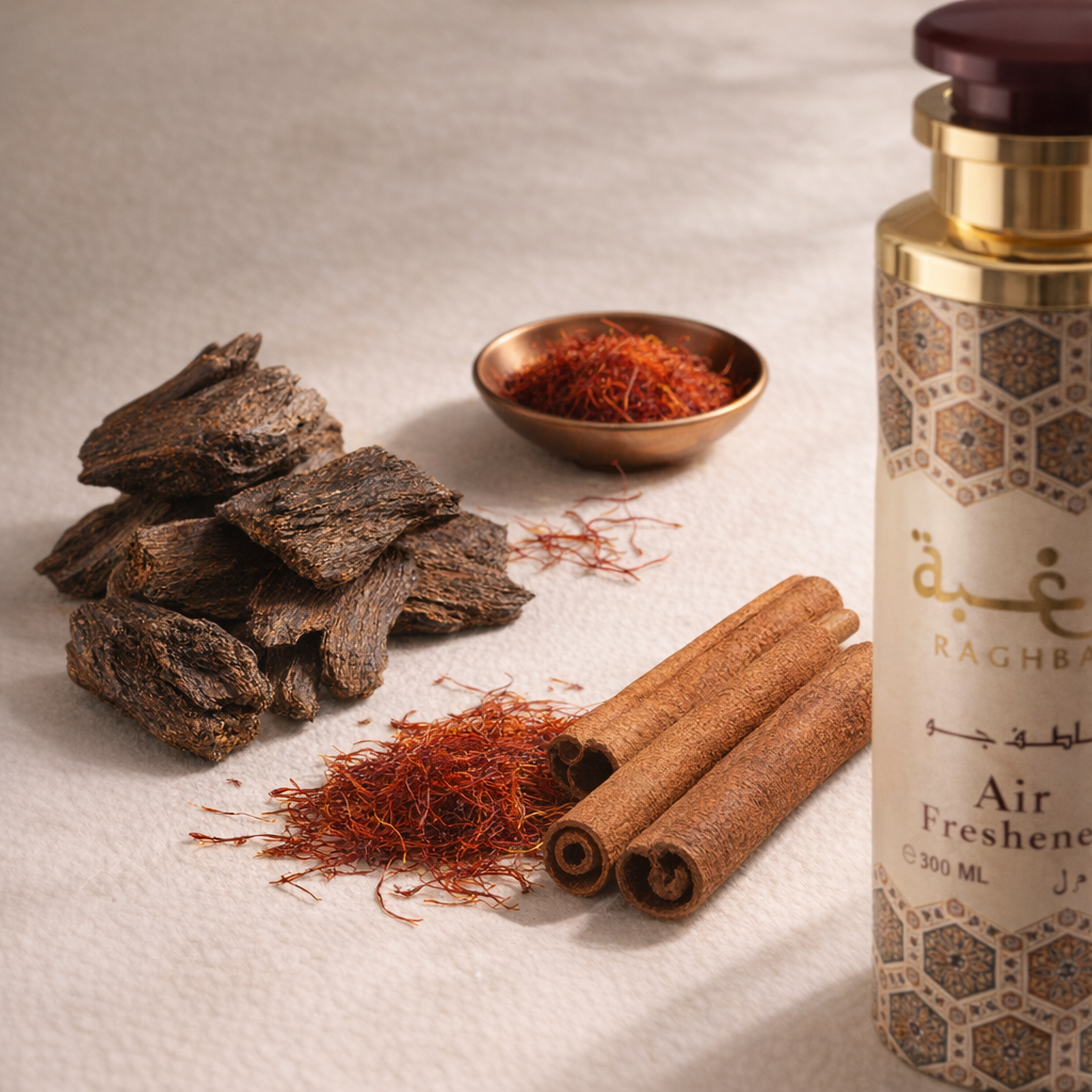 Lattafa Raghba Air Freshener fragrance notes image