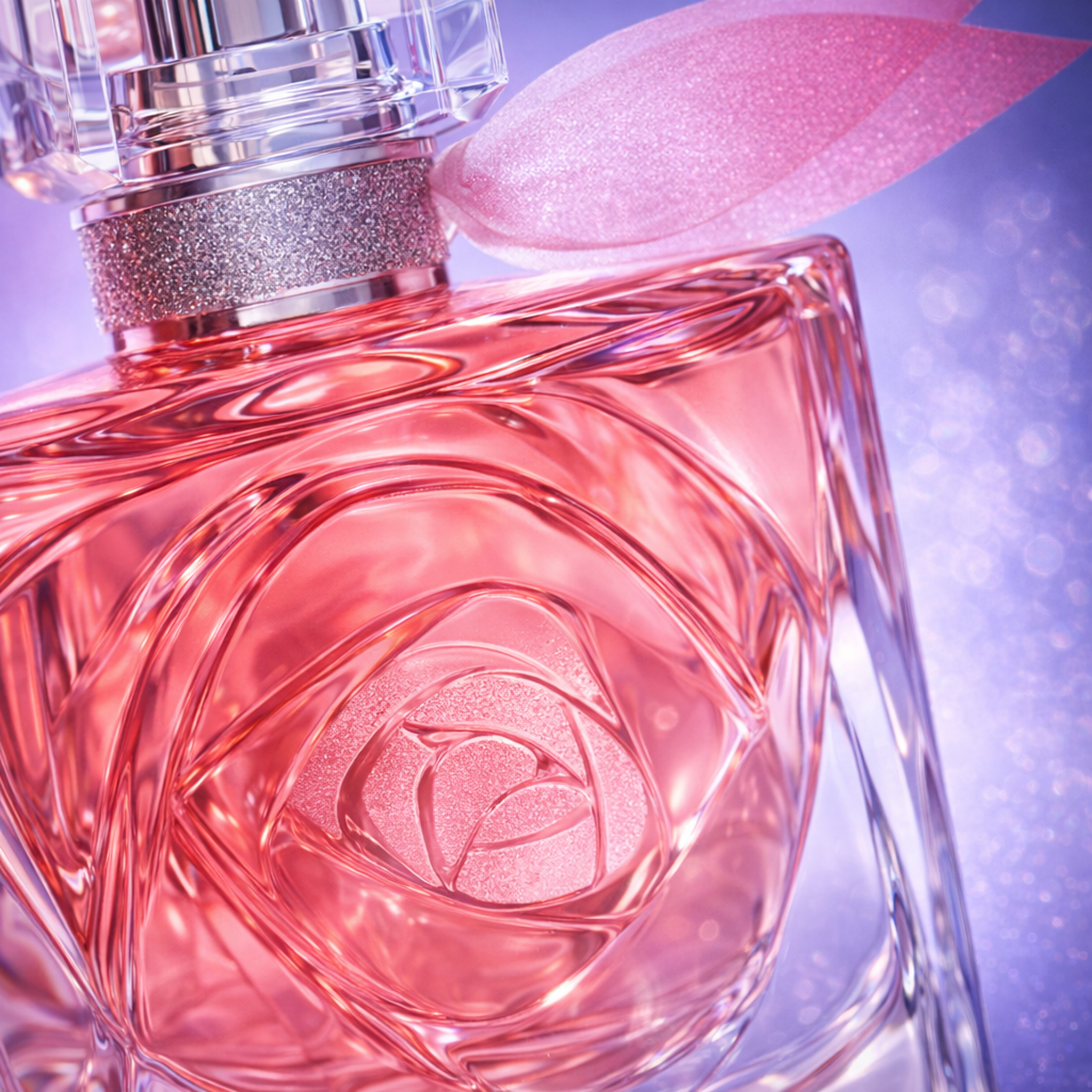 Lancome La Vie Est Belle Rose Extraordinaire EDP For Women macro label detail gallery showcase