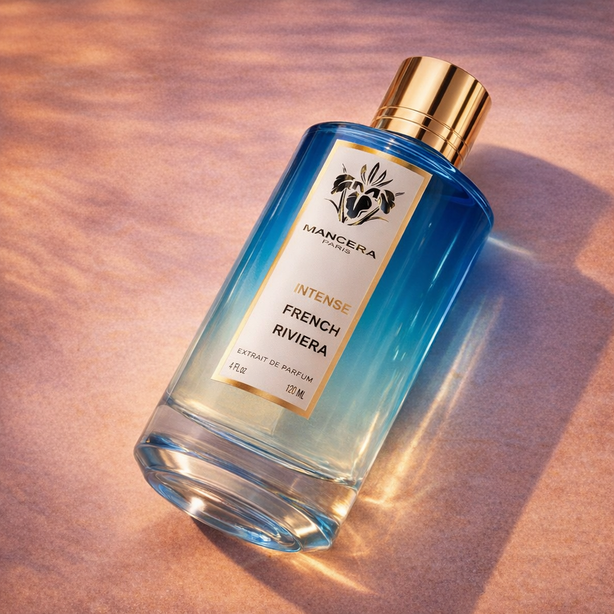 Mancera French Riviera Intense Extrait de Parfum angled still-life gallery showcase