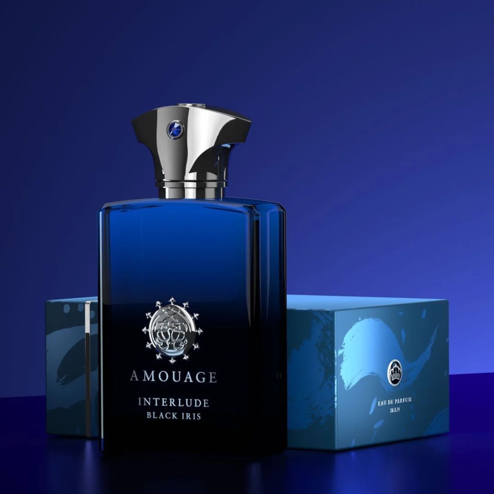 Amouage Interlude Black Iris EDP Travel Spray Set for Men | My Perfume Shop