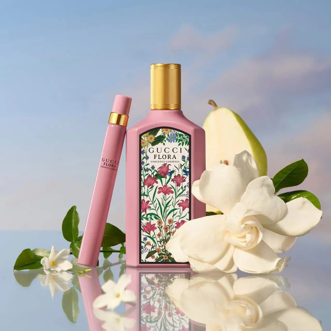 Gucci Flora Gorgeous Gardenia EDP Set for Women | My Perfume Shop