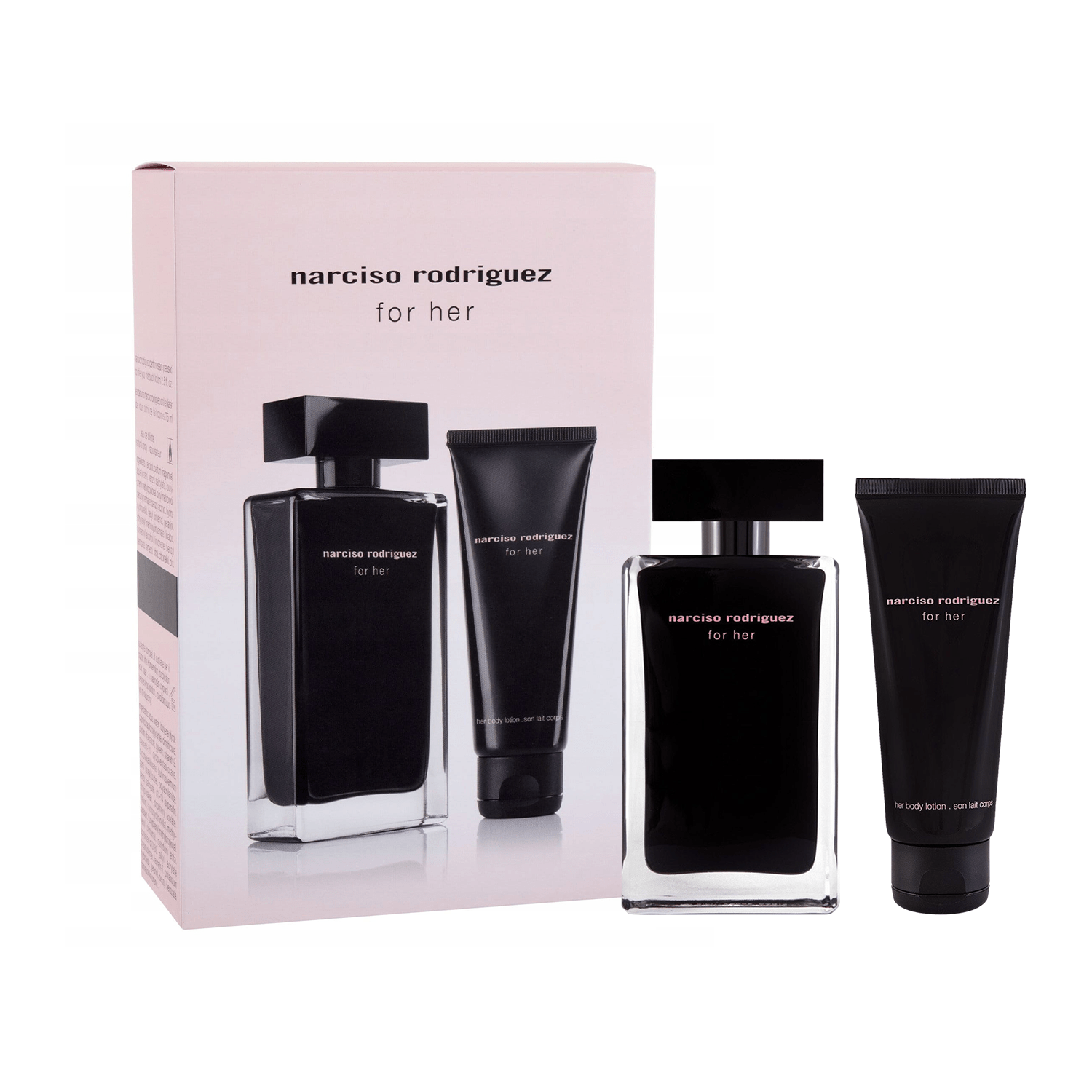 Narciso Rodriguez For Her Body Lotion & EDT Set for Women | My Perfume Shop