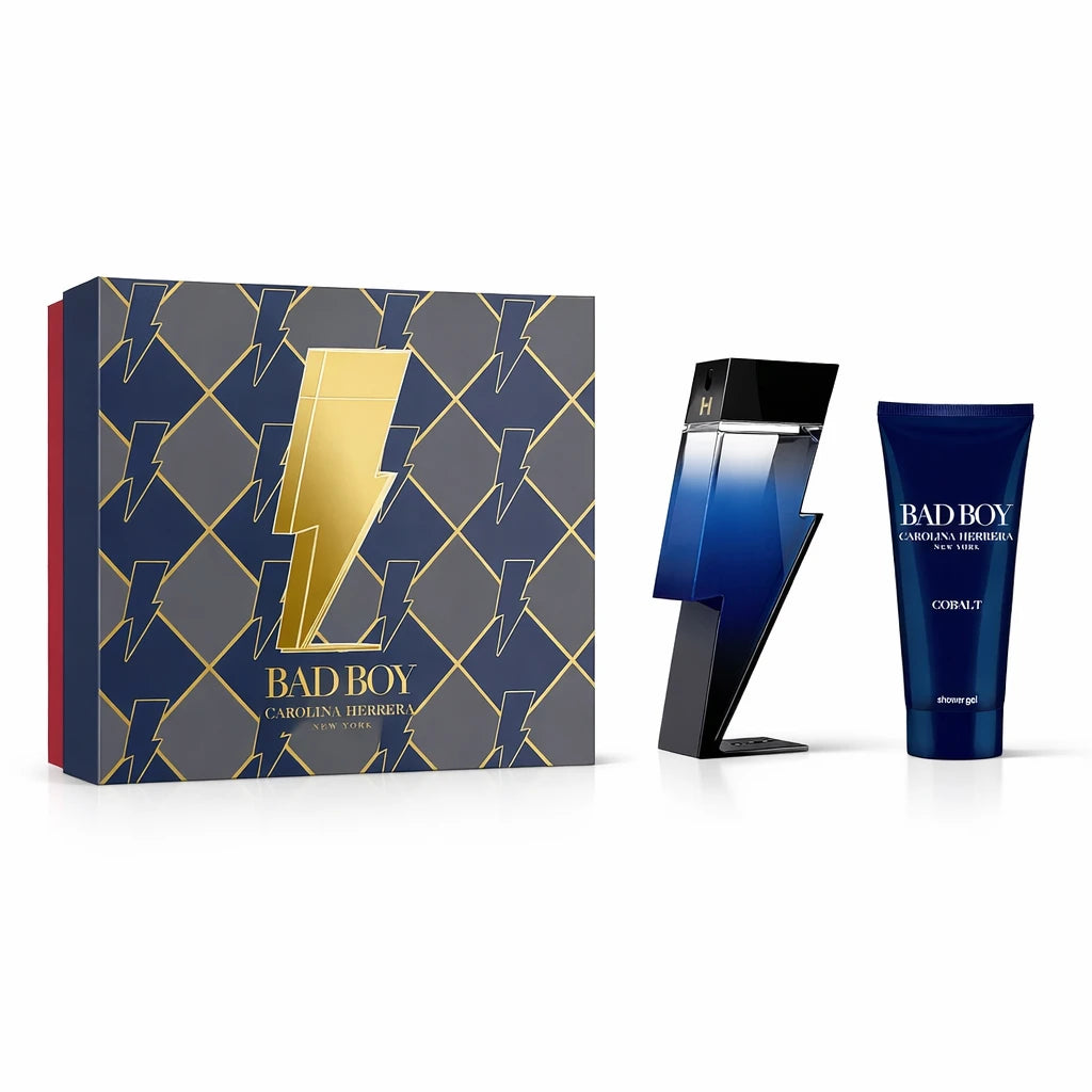 Carolina Herrera Bad Boy Cobalt EDP & Shower Gel Gift Set OpenAI studio hero