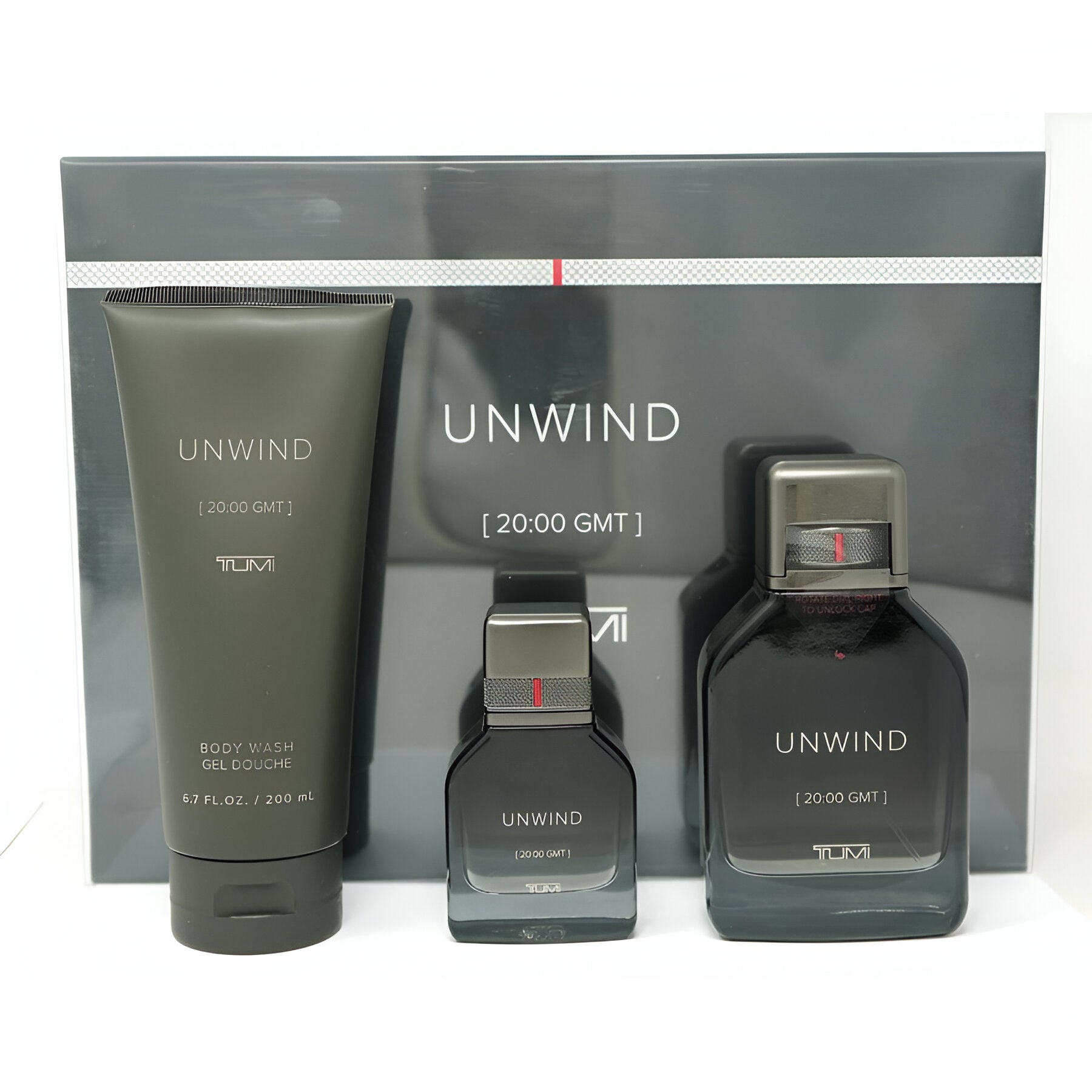 TUMI Unwind EDP Body Wash Set for Men | My Perfume Shop
